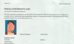 Acro Certificate